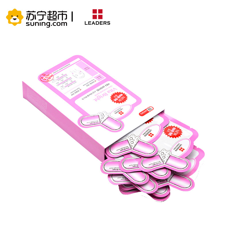 LEADERS 丽得姿润美维生素C亮颜多效面膜25ml/片 韩国进口