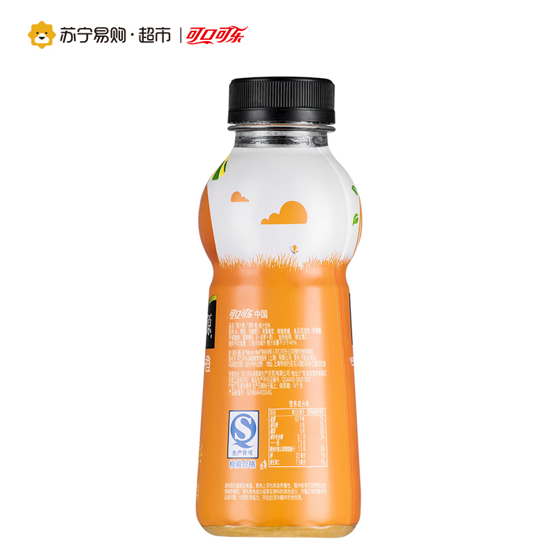 [苏宁超市]美汁源淳萃橙350ml*12瓶 整箱销售