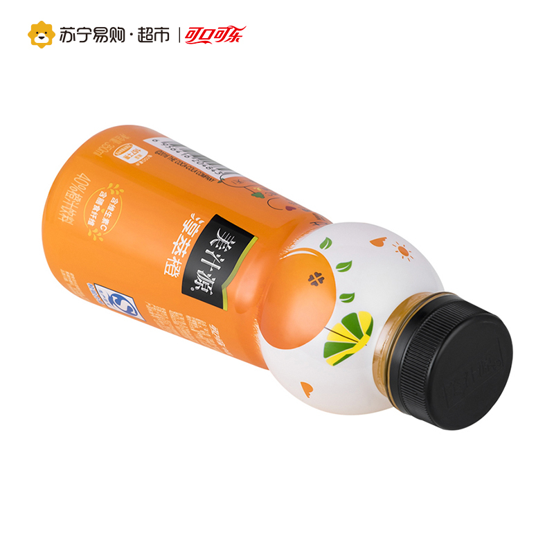 [苏宁超市]美汁源淳萃橙350ml*12瓶 整箱销售