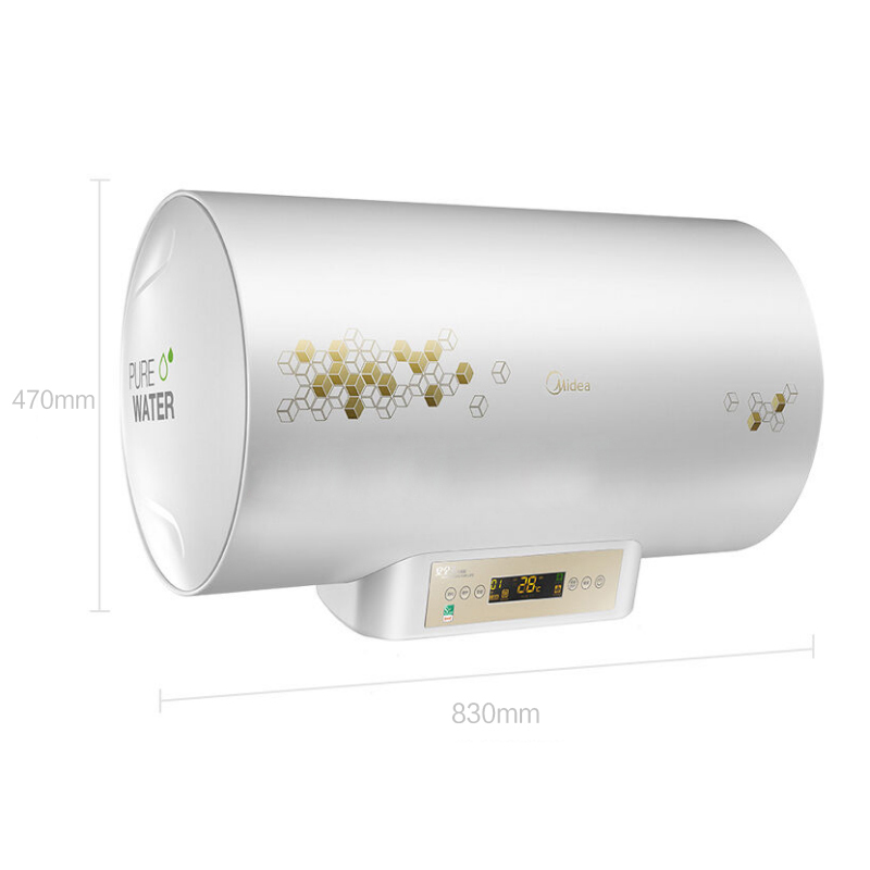 美的(Midea)80升无线遥控式电热水器F80-30DM7(HEY) 多重安全 一级能效 8年质保