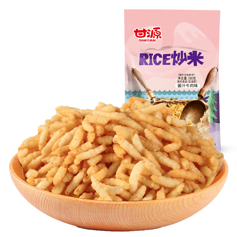 甘源酱汁牛肉味炒米285g