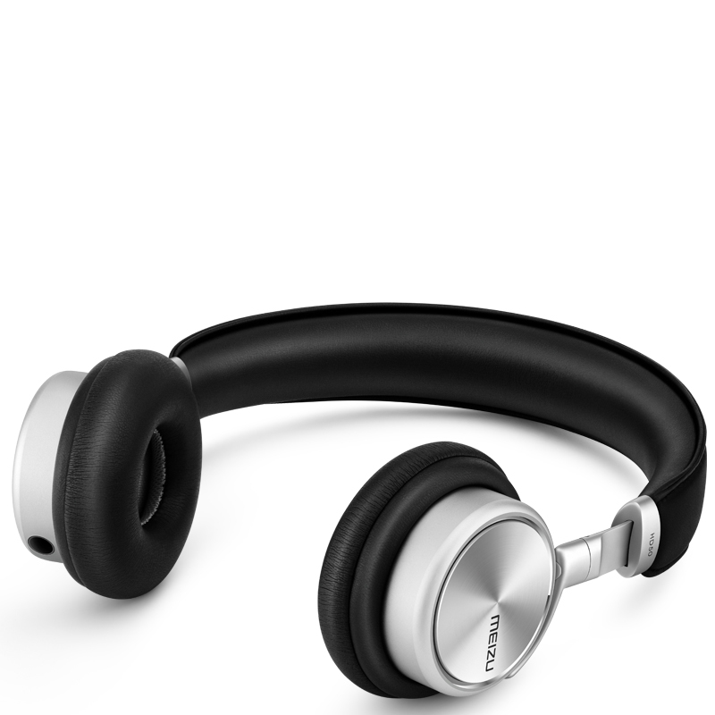 魅族(MEIZU)HD50 头戴式耳机 银黑 黑色