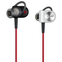 魅族(MEIZU)EP51 磁吸式蓝牙运动耳机 电脑耳机耳麦 红黑 黑色 入耳式