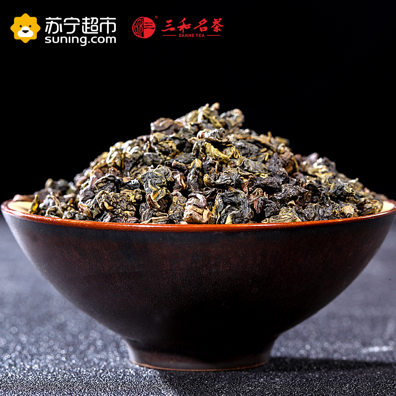 [苏宁超市]三和名茶(SANHE TEA)莫逆之交浓香型铁观音茶叶100g