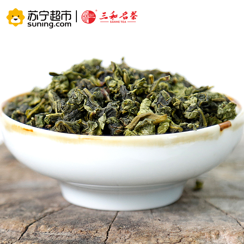[苏宁 超市]三和名茶(SANHE TEA)安溪铁观音清香型555铁盒装500g
