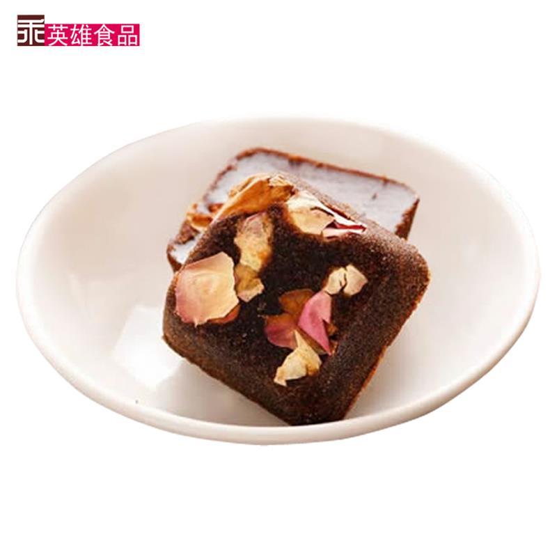 乖英雄台湾进口玫瑰黑糖茶砖120G