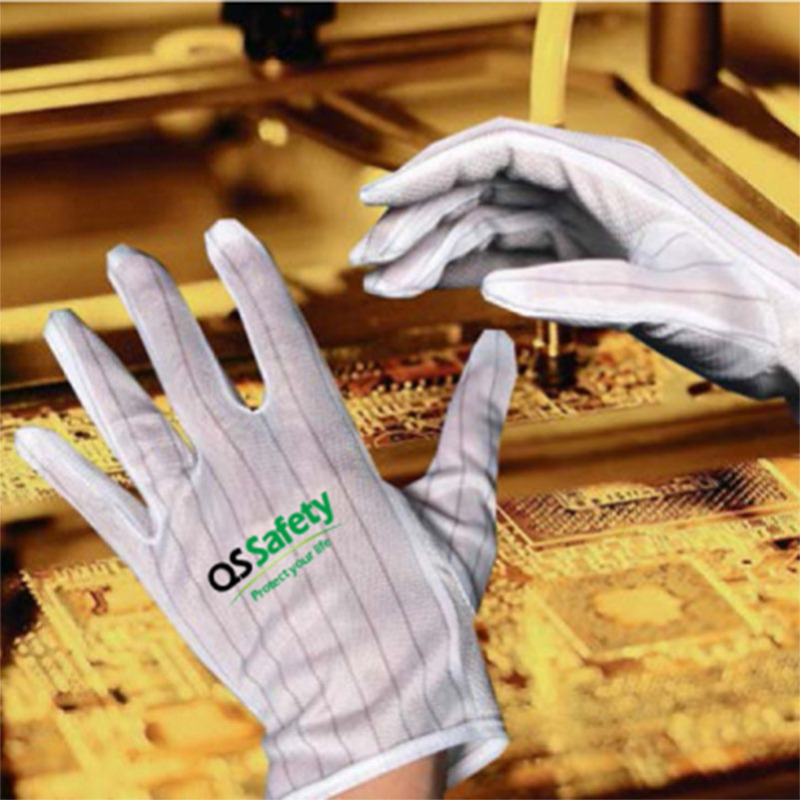 JOSON 防静电手套手掌带点珠(M) 82905702-M