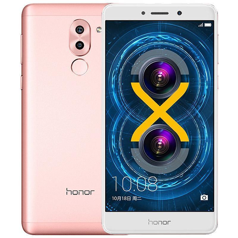 honor/荣耀 畅玩6X高配版 4GB+32GB 玫瑰金 移动联通电信4G手机