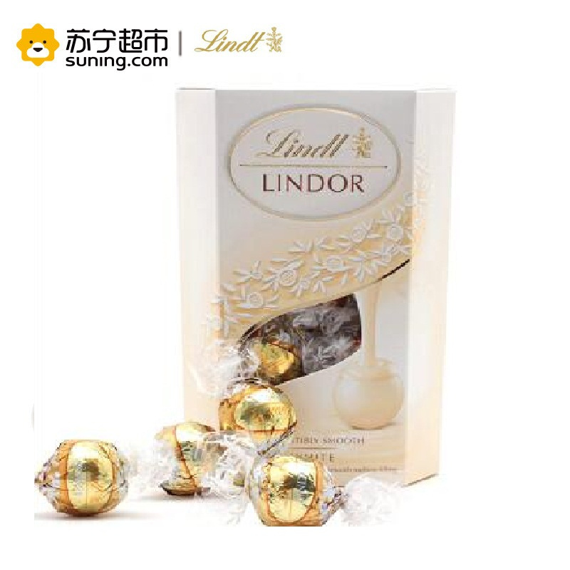 Lindt 瑞士莲 软心白巧克力分享装 200g 意大利进口