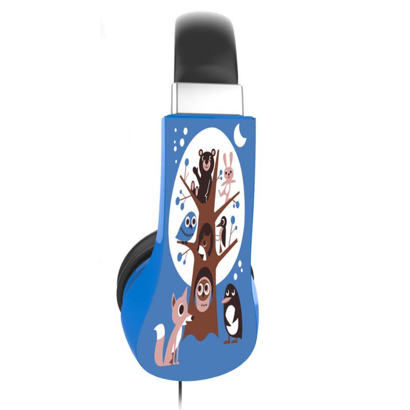 爱谱王(APKING)头戴式小孩儿童耳机 保护听力 专业儿童耳机 学生学习耳机 月夜乐园图片