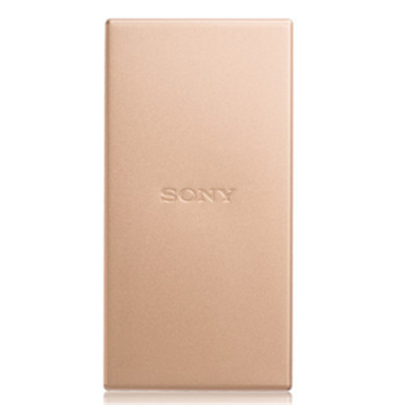 索尼(SONY) CP-SC10 (淡金色)10000毫安 铝制机身 适用于USB Type-C接口 移动电源 充电宝