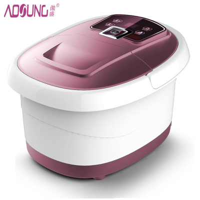 傲盛(AOSHENG) 智能养生足浴器 FS1(粉) 气泡冲浪,循环加热,红灯照射,智能足浴盆