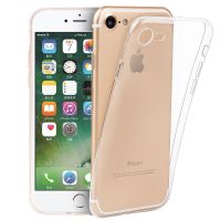 美逸 苹果iPhone7手机壳保护套 硅胶透明防摔软壳 4.7英寸 透明白