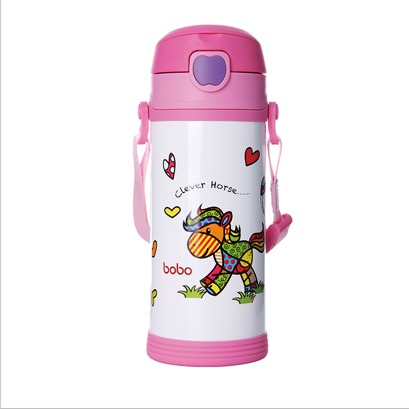 bobo乐儿宝 真空保温儿童水壶 350ML ILB351-B