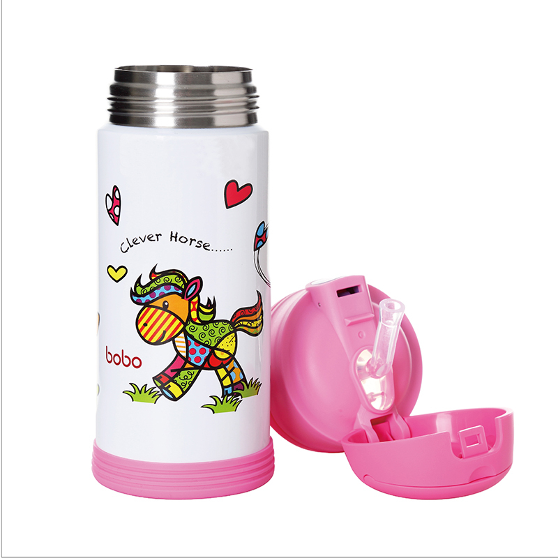 bobo乐儿宝 真空保温儿童水壶 350ML ILB351-B