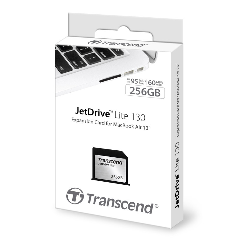 创见(Transcend)苹果MacBook Air 无缝嵌入扩容卡130系列256G MacBook扩容卡