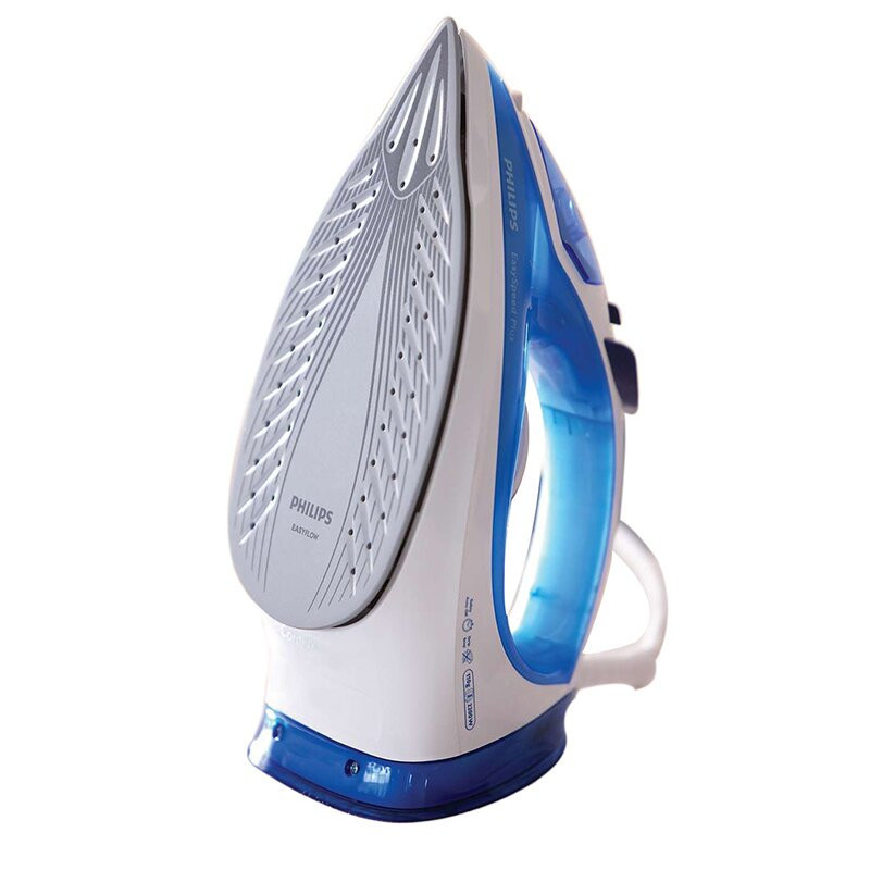 飞利浦(Philips)电熨斗 家用垂直蒸汽熨烫机 大功率不粘陶瓷 除皱顺滑底板 GC2046/28蓝