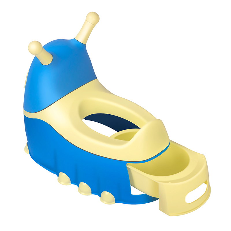世纪宝贝(babyhood)毛毛虫坐便器 BH-111 蓝色