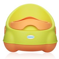 世纪宝贝（babyhood）坐便器 探索者坐便器 大号多功能座便器小孩马桶便盆 大空间 两侧提手 绿色 BH-112