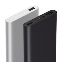 小米(MI)小米移动电源2 10000mAh 银色 PLM02ZM 充电宝 超薄迷你 便携 大容量 金属外壳