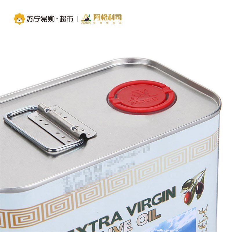 希腊AGRIC阿格利司特级初榨橄榄油2L铁桶装
