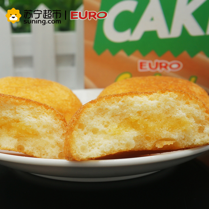 泰国进口 EURO欧乐奶油味蛋黄派204g/盒