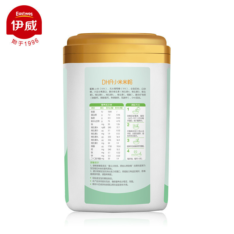 伊威(Eastwes)DHA小米米粉300g