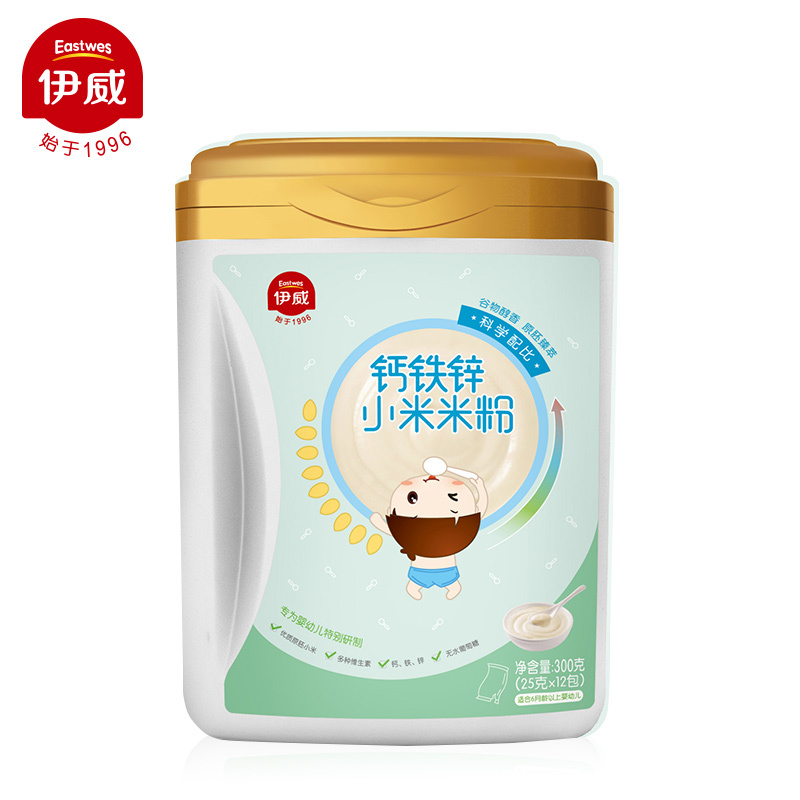 伊威(Eastwes)钙铁锌小米米粉300g