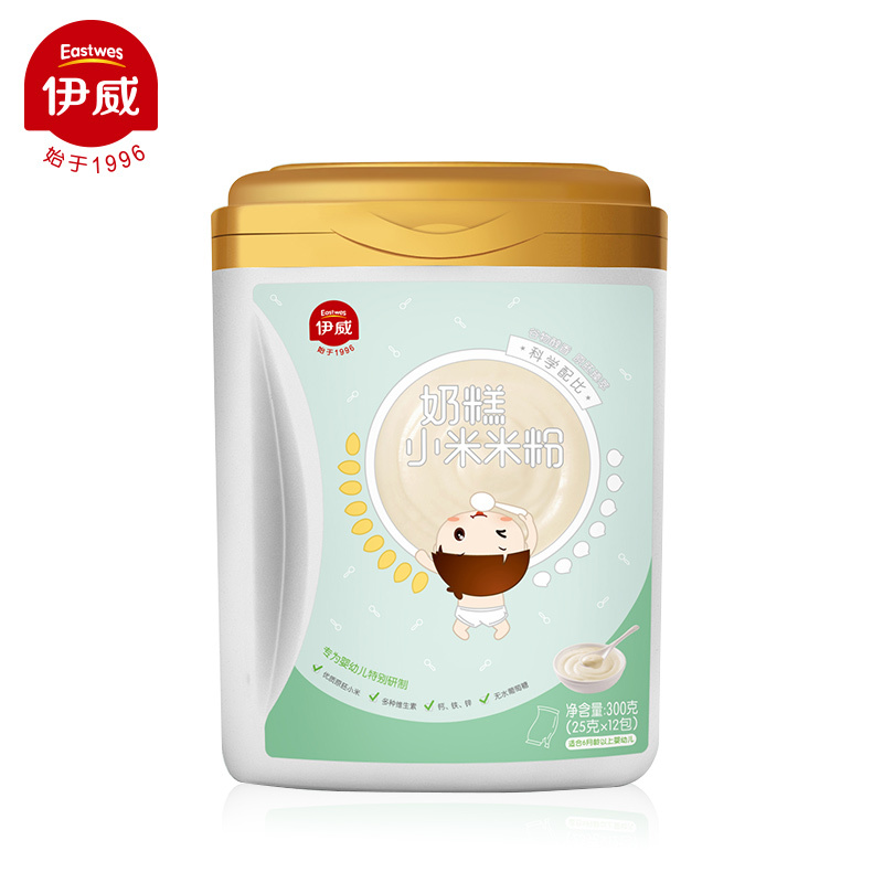 伊威(Eastwes)奶糕小米米粉300g
