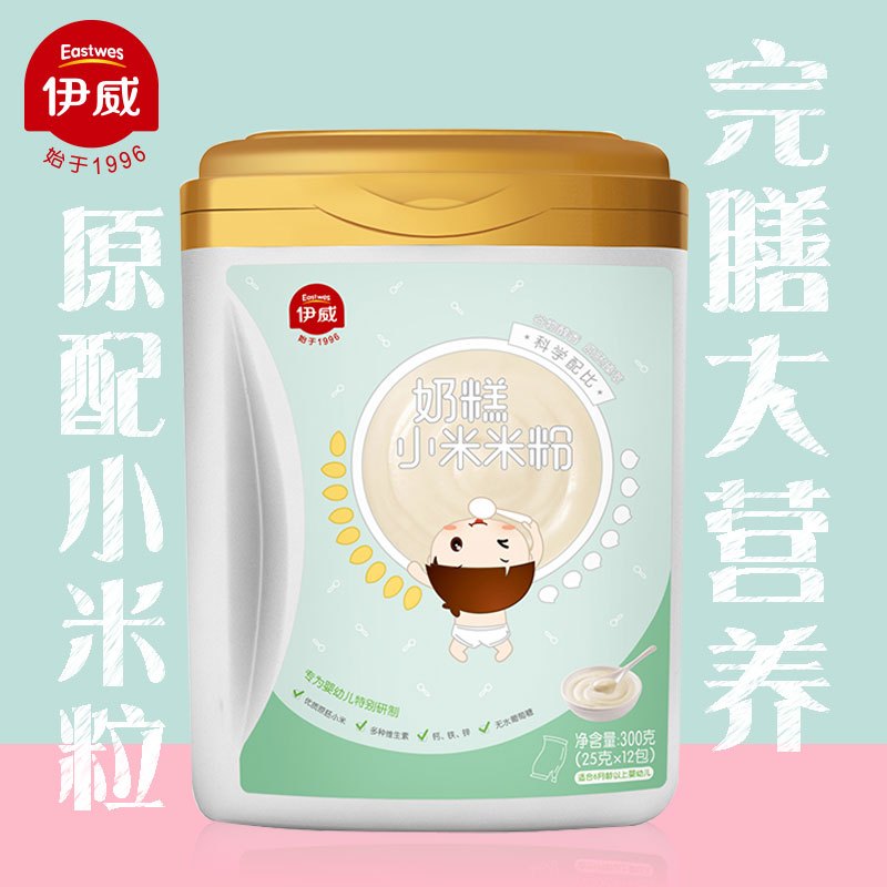 伊威(Eastwes)奶糕小米米粉300g