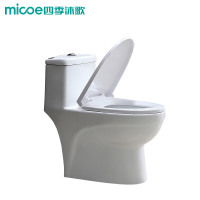 四季沐歌马桶坐便器喷射虹吸座便器防臭 静音 缓降座圈 防溅水 陶瓷马桶