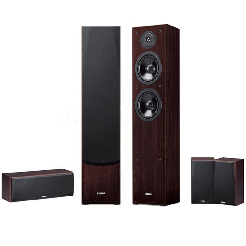 雅马哈(Yamaha)NS-F51+P51 家庭影院音箱套装(主箱+中置+环绕)5只套装胡桃木色高清大图