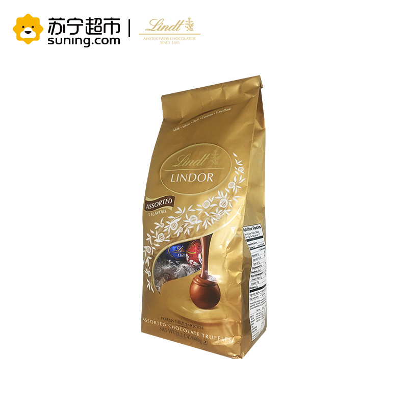 Lindt 瑞士莲 软心精选巧克力分享装 600g 美国进口