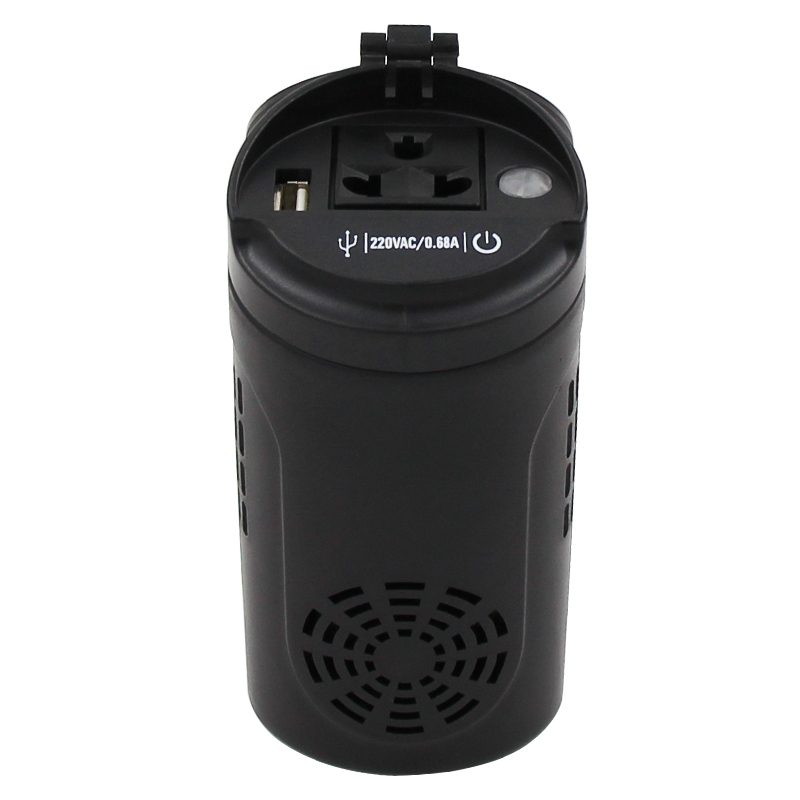 POTEK车载逆变器12v转220v 车载电源转换器150W大功率逆变器车载充电器汽车插座