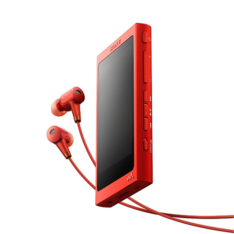 索尼(SONY)Hi-Res高解析度 降噪 时尚音乐播放器NW-A35HN (朱砂红)mp3音乐播放器(含耳机)