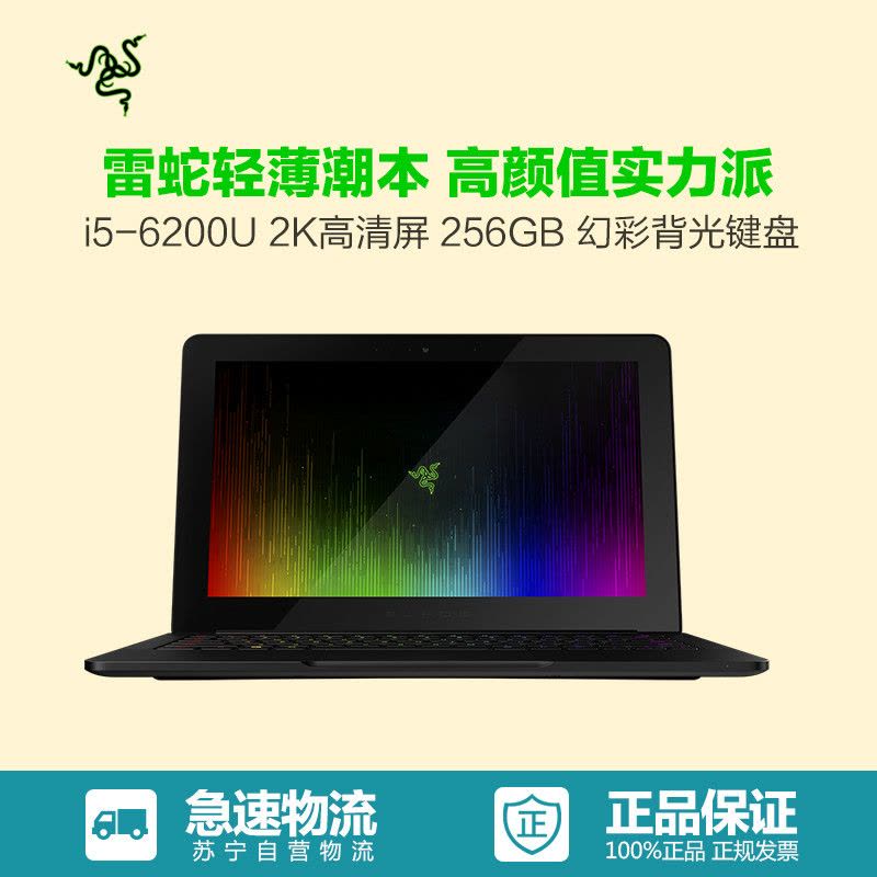 雷蛇(Razer)灵刃潜行版RZ09-01682E11 12.5英寸超极本电脑(i5六代 256G纯固态 黑)图片