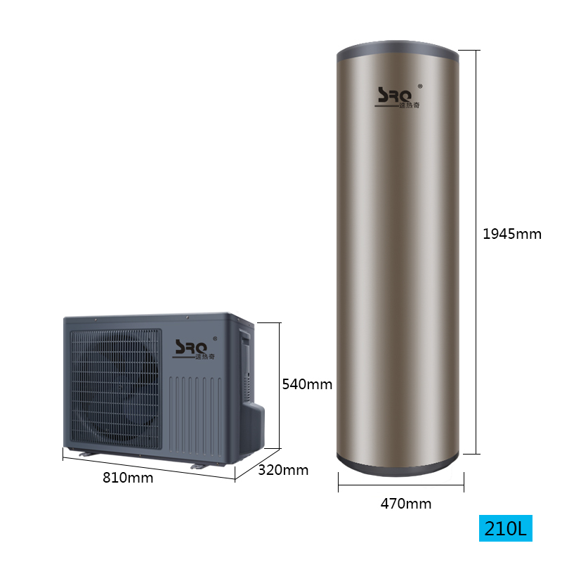速热奇(SRQ)热水器SRQ-8068 高温空气能热水器210L WIFI预约远程操作 空气能热泵热水器