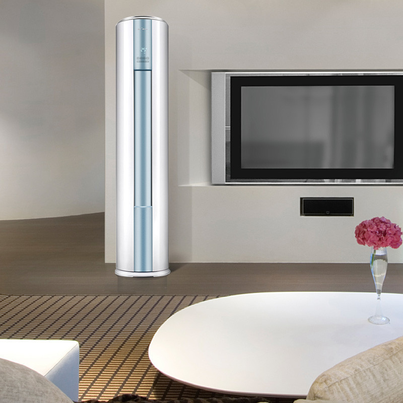 美的(Midea) 大2匹 定频 2级能效 云智能静音圆柱式 冷暖 柜机空调KFR-51LW/WYAD2@