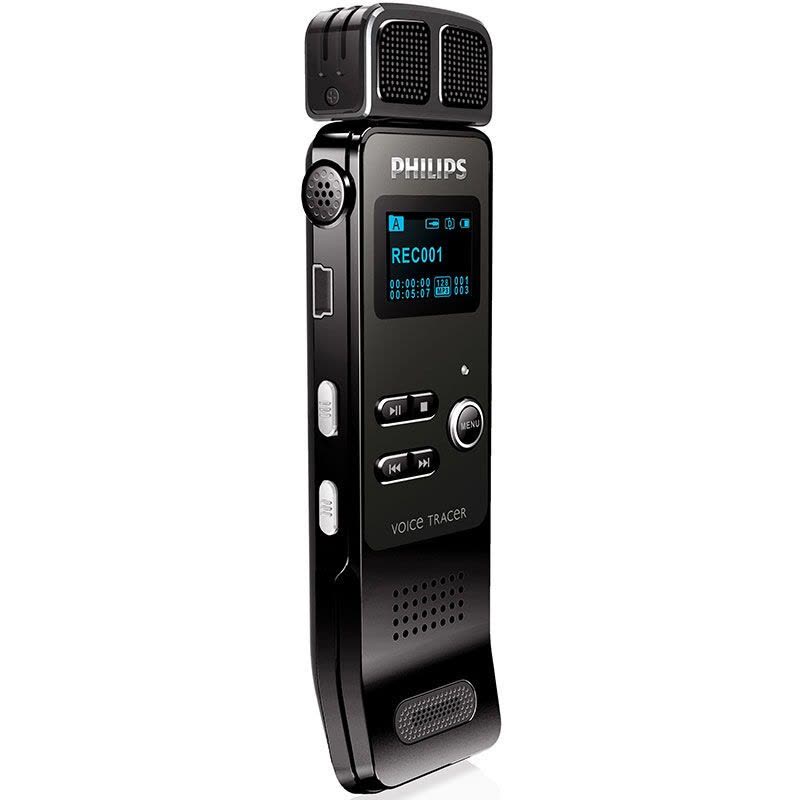 [苏宁自营]飞利浦(Philips) 录音笔 VTR7100 8GB 30米远距离无线麦克风录音 电话录音转接口送保护套图片