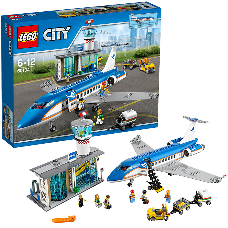 LEGO乐高 City Airport -城市系列 -机场航站楼LEGC60104 200块以上 6-14岁 塑料玩具