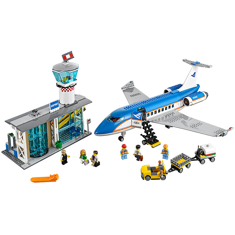 LEGO乐高 City Airport -城市系列 -机场航站楼LEGC60104 200块以上 6-14岁 塑料玩具