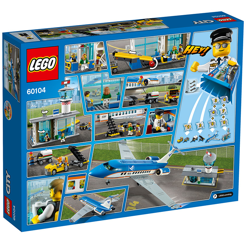 LEGO乐高 City Airport -城市系列 -机场航站楼LEGC60104 200块以上 6-14岁 塑料玩具