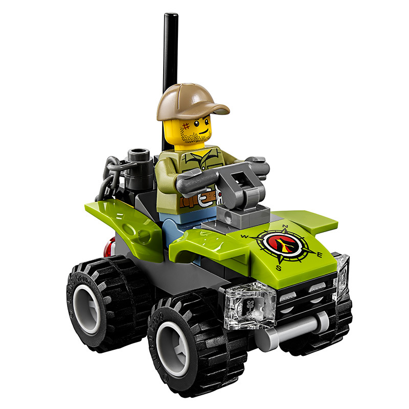 LEGO乐高CityVolcanoExplorers城市系列-火山入门套装 60120 6-14岁塑料玩具50-100块