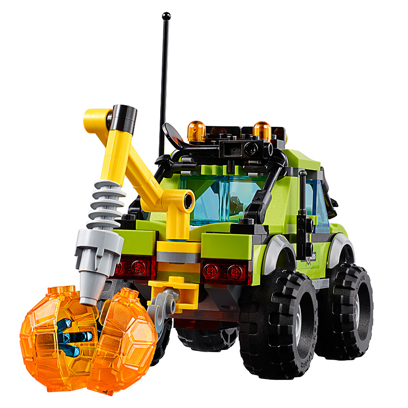 LEGO乐高CityVolcanoExplorers -城市系列火山探险车60121塑料玩具6-14岁100-200块