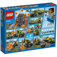 LEGO乐高CityVolcanoExplorers-城市系列-火山探险基地60124 6-14岁塑料积木200块以上