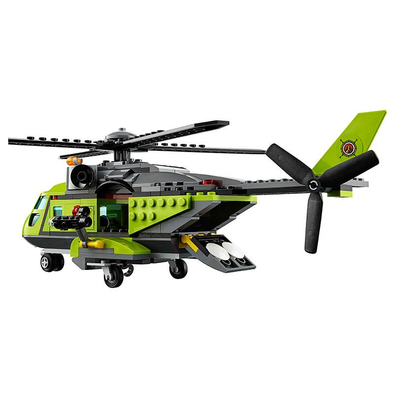 LEGO乐高 City城市系列 -火山探险运输直升机LEGC60123 玩具 塑料 6-12岁 200块以上图片
