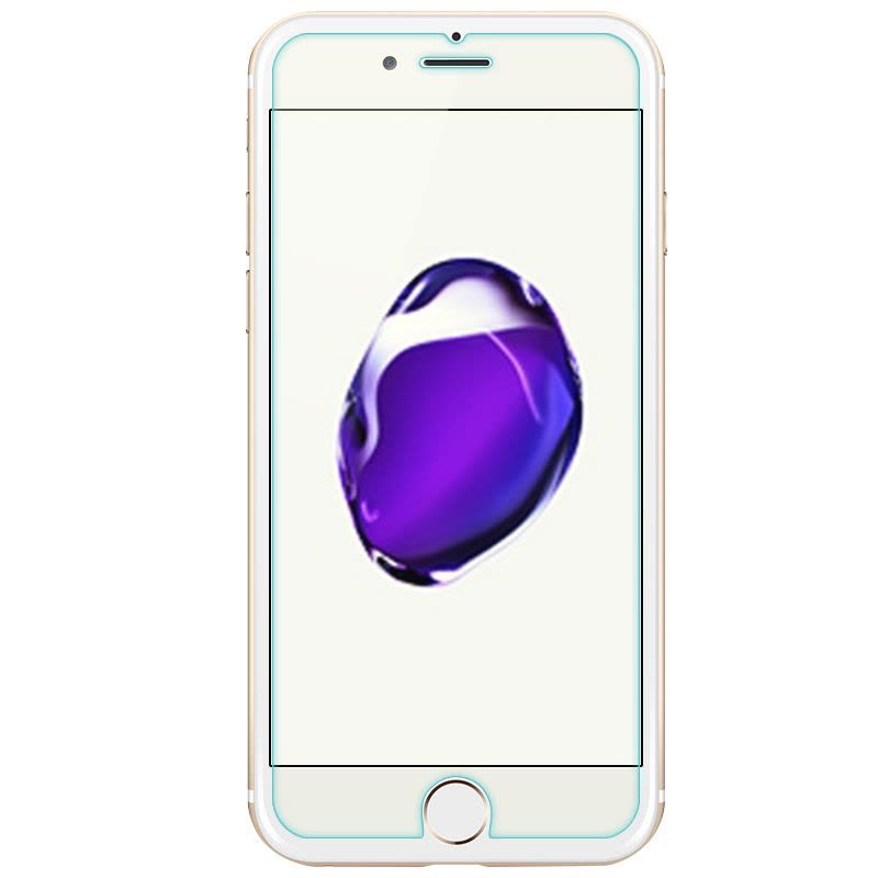 优加 iPhone8/7plus钢化膜苹果8/7plus钢化膜/手机膜/手机贴膜/手机钢化膜 抗蓝光高清钢化玻璃膜图片