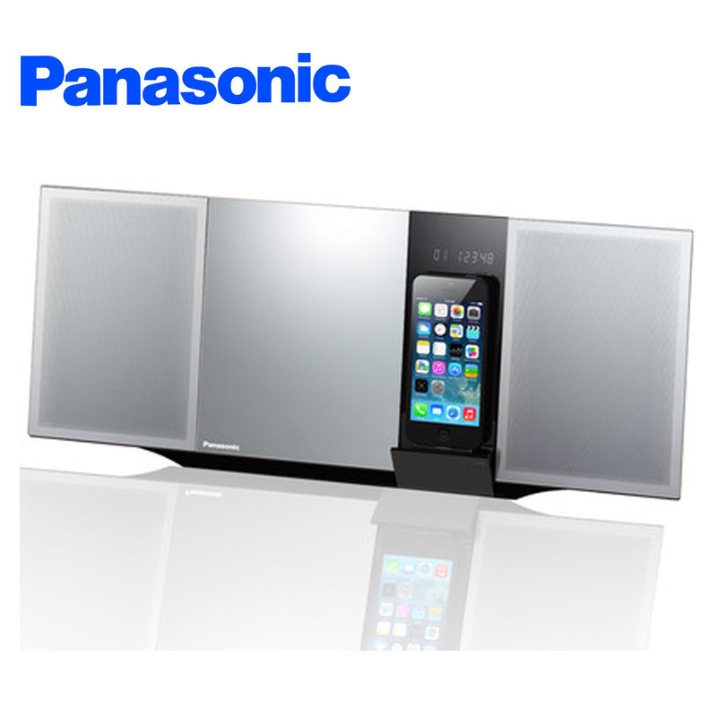 松下(Panasonic)迷你音箱SC-HC49GK-S无线蓝牙可壁挂HIFI音响苹果组合