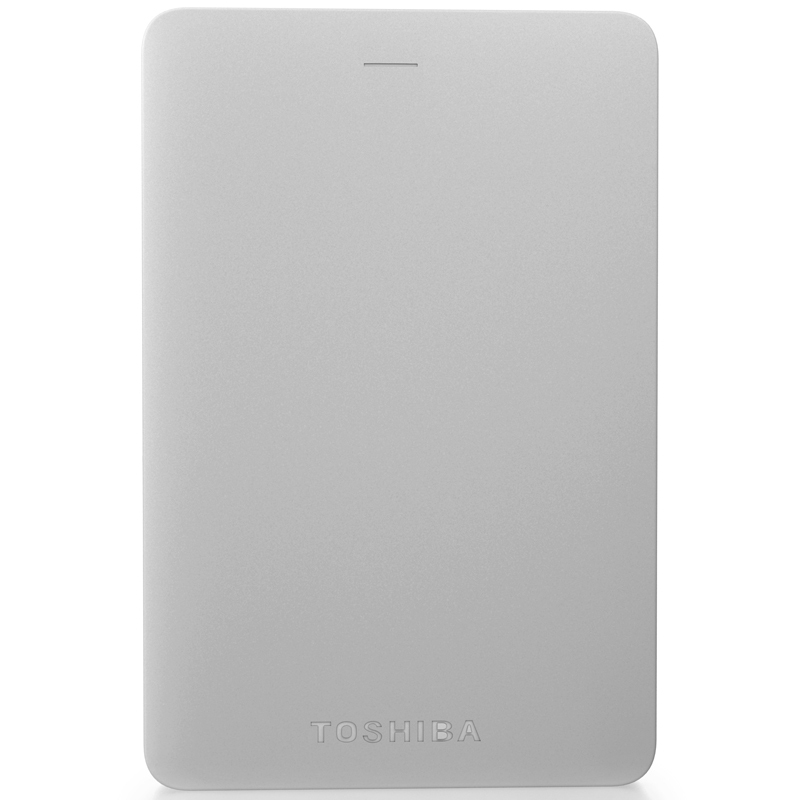 东芝(TOSHIBA) Alumy系列 2TB 2.5英寸 USB3.0 移动硬盘 尊贵银