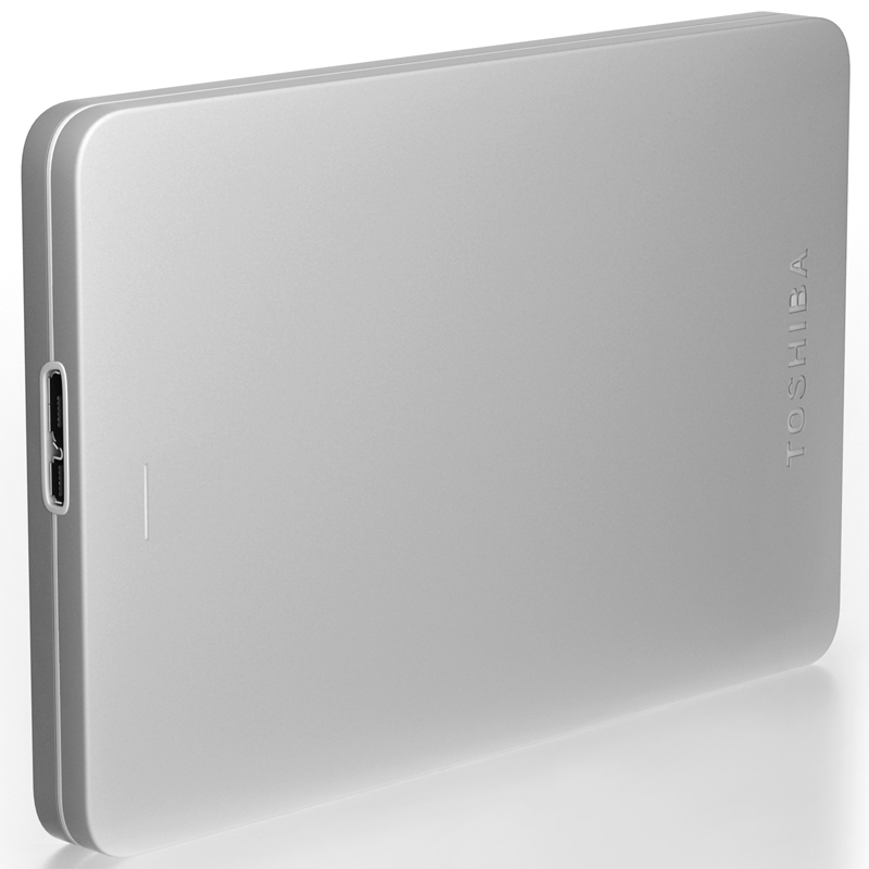 东芝(TOSHIBA) Alumy系列 2TB 2.5英寸 USB3.0 移动硬盘 尊贵银